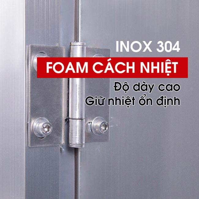Thành tủ luôn sáng bóng, bền đẹp, cách nhiệt tốt 