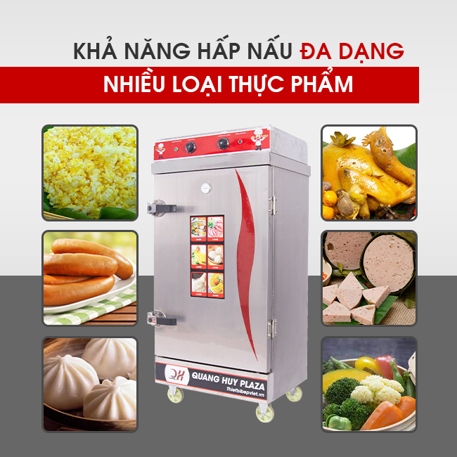 Nấu cơm hấp thực phẩm đa năng