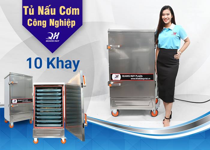 Sản phẩm tủ nấu cơm công nghiệp tại Quang Huy