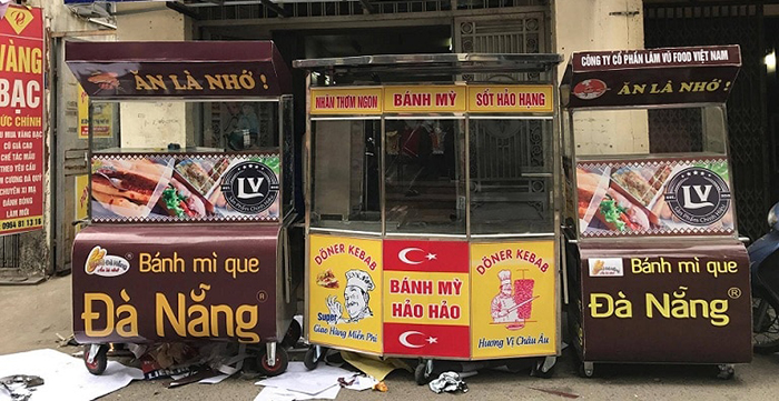 Sản phẩm xe bánh mì thổ nhĩ kỳ tại Quang Huy
