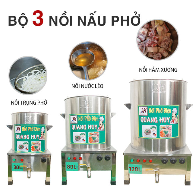 Địa chỉ bán nồi nấu phở bằng điện uy tín, giá rẻ #số 1 tại Hà Nội