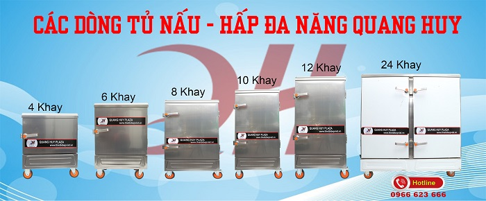 Nồi tủ nấu cơm công nghiệp tại hệ thống cokhiquanghuy với đa dạng mẫu mã để lựa chọn
