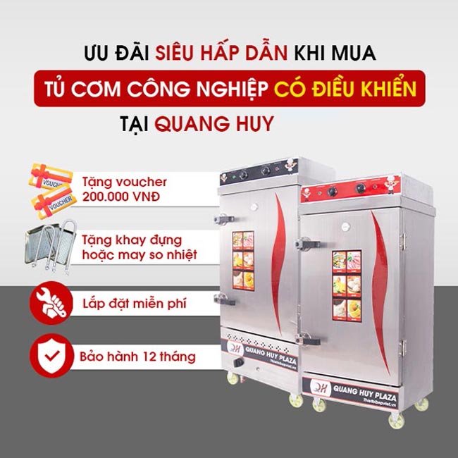 Mua tủ cơm tại Quang Huy nhận vô vàn ưu đãi 